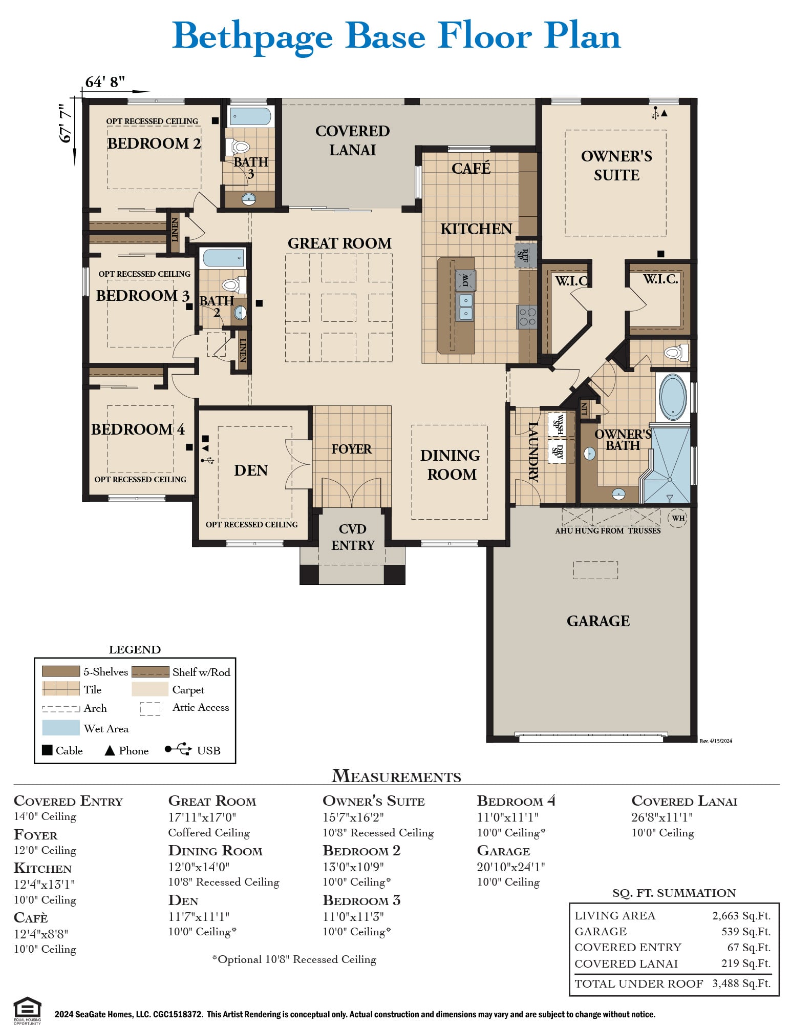 Bethpage Base Floor Plan