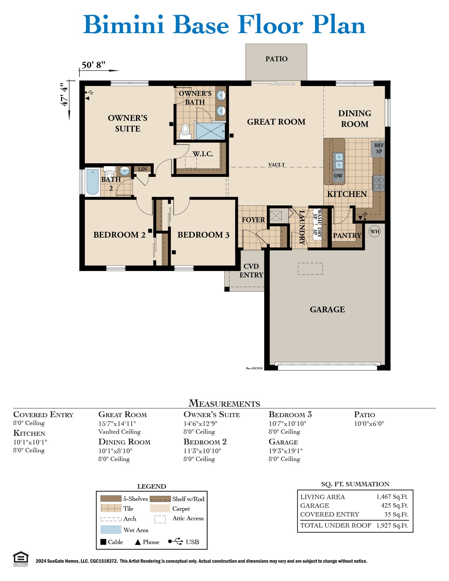 Bimini Base Floor Plan