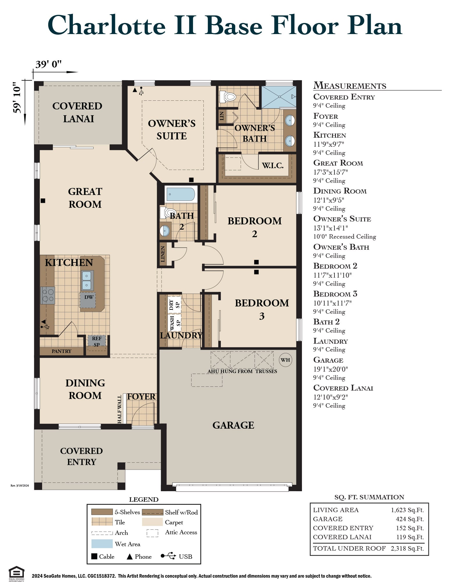 Charlotte Base Floor Plan
