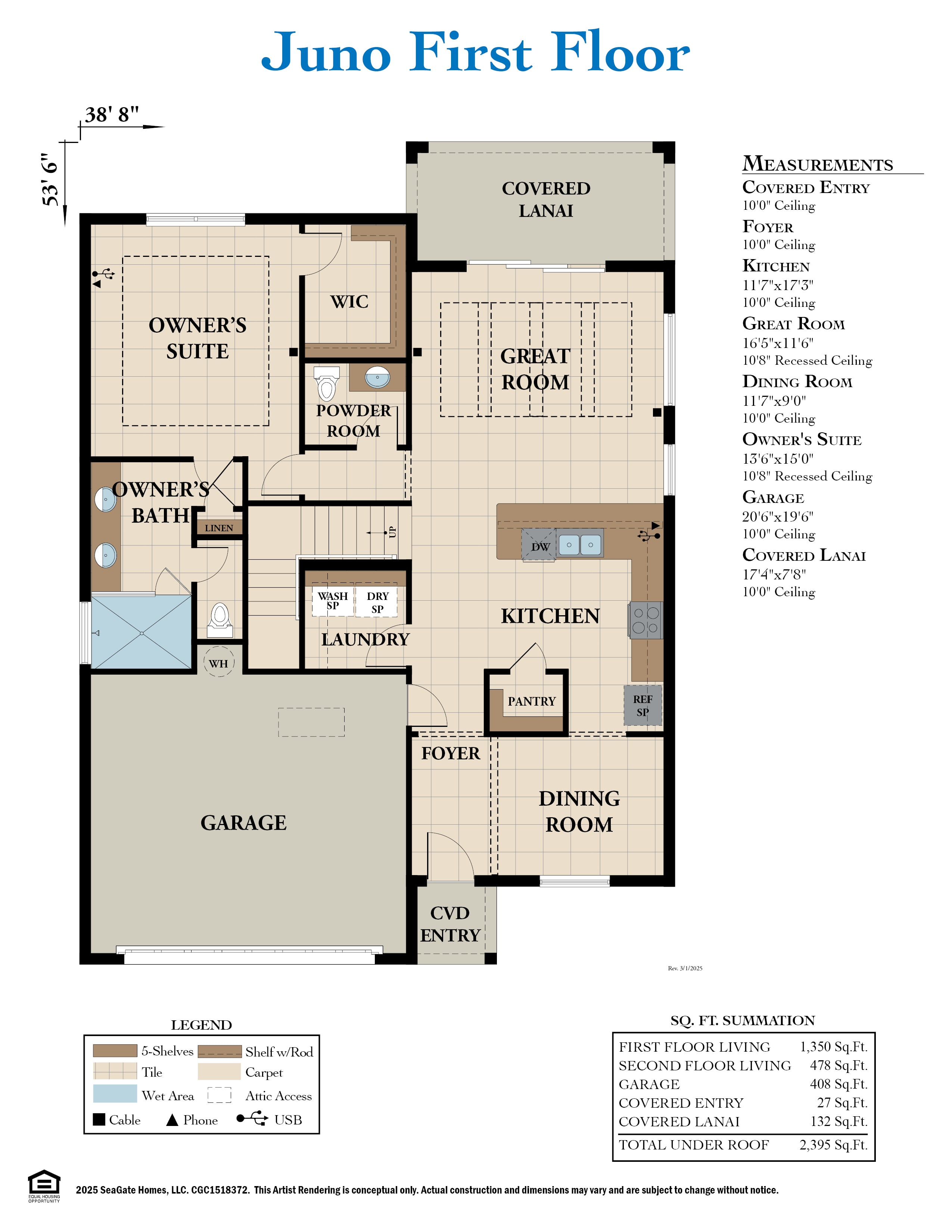 Juno Base First Floor Plan