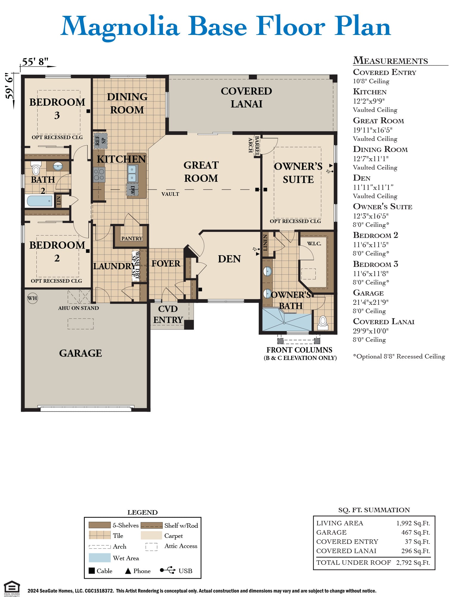 Magnolia Base Floor Plan