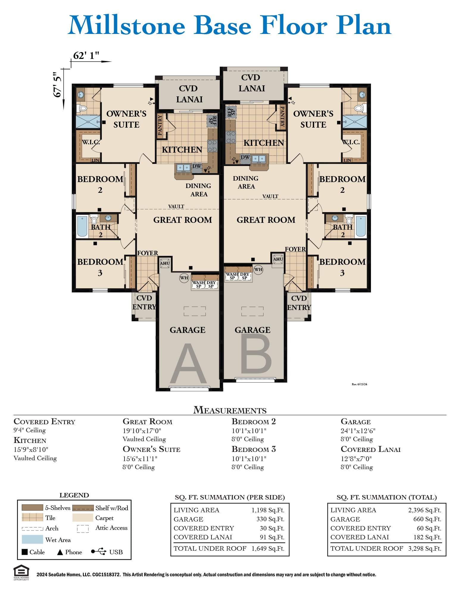 Millstone Base Floor Plan