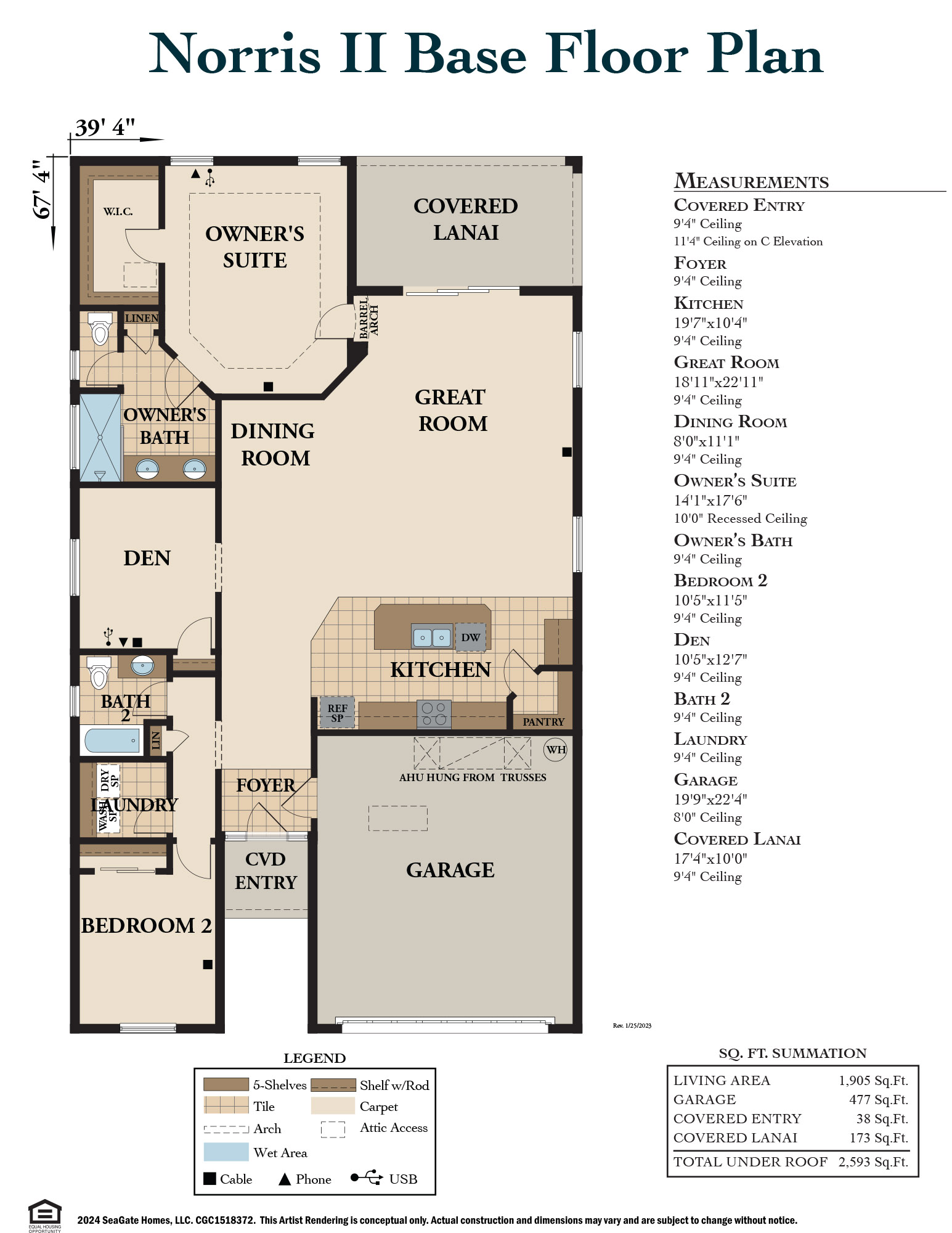 Norris II Base Floor Plan