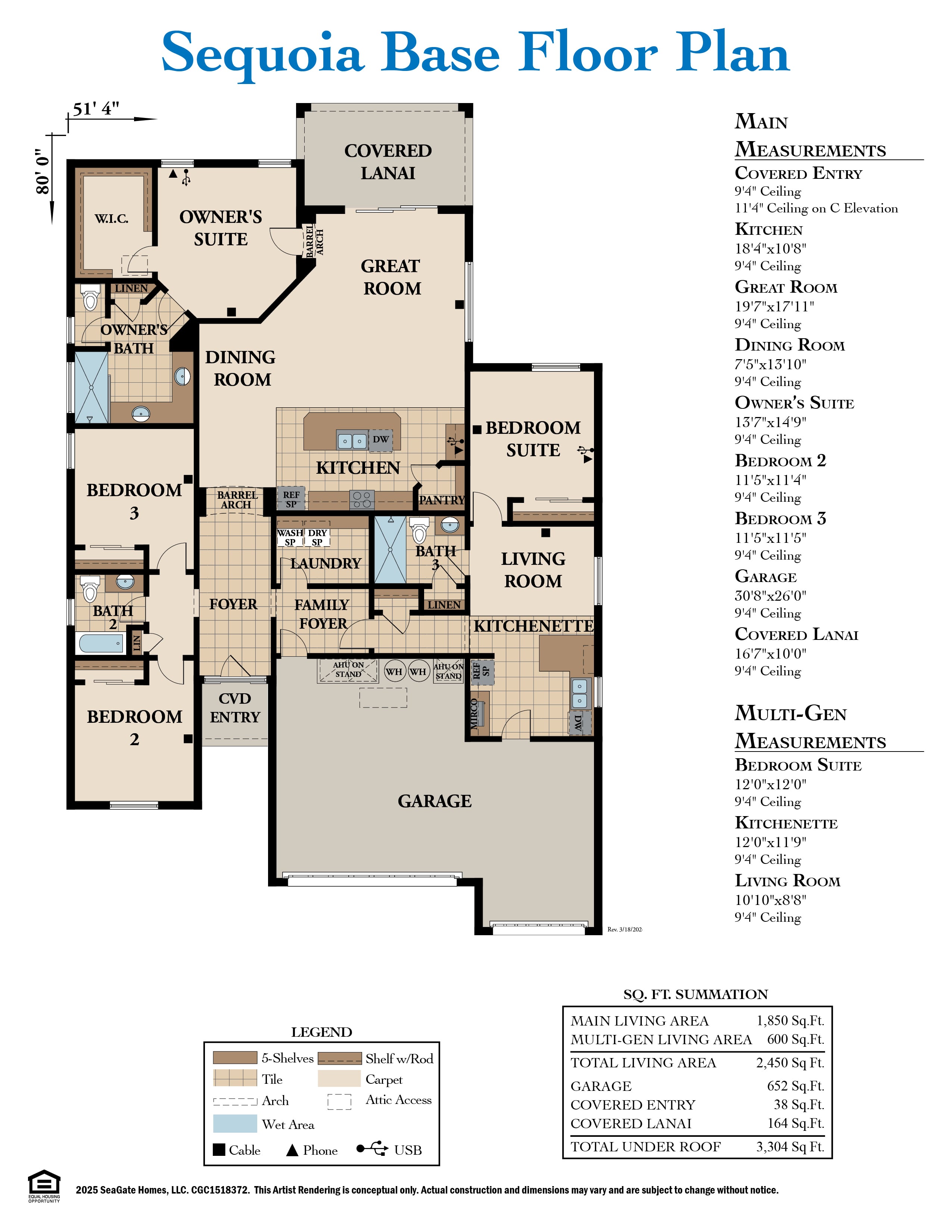 Sequoia Base Floor Plan