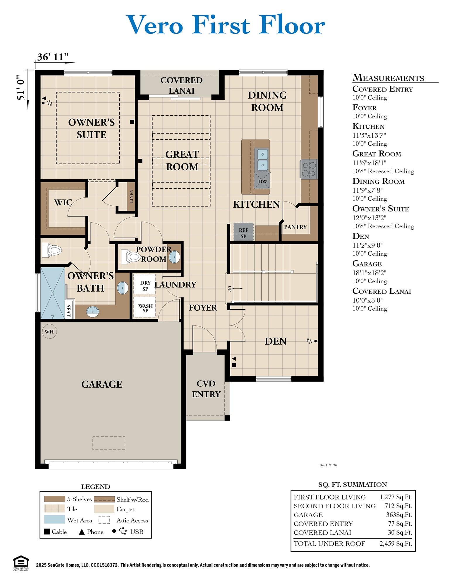 Vero Base First Floor Plan