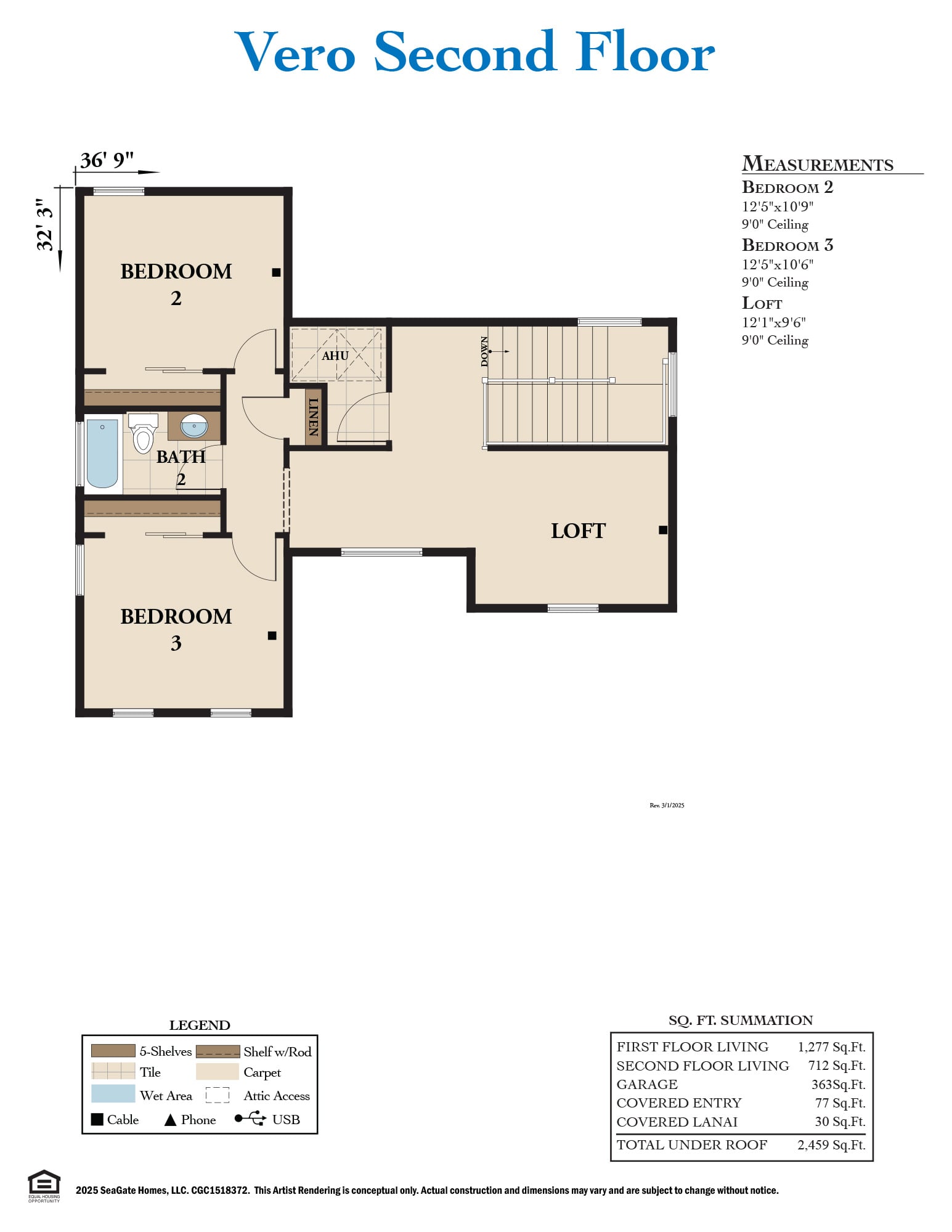 Vero Base Second Floor Plan