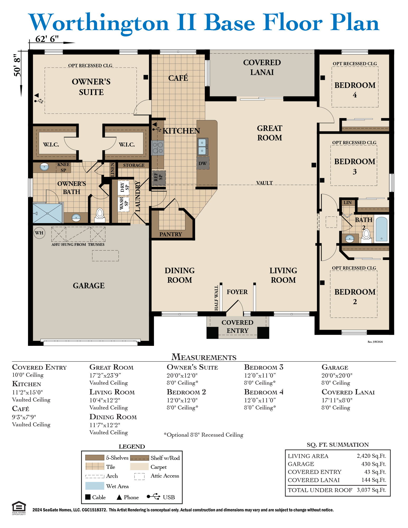 Worthington II Base Floor Plan